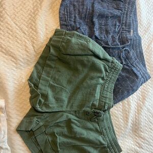 2 pairs of old navy shorts - barely worn size M